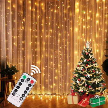 USB Festoon String Light Fairy Garland Curtain Light Christmas Light Christmas Decor For Home Ramadan Decorative New Year Lamp Design & Casa 